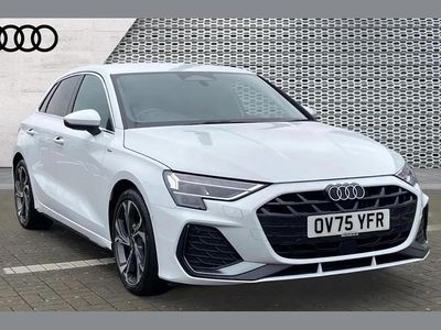 Used Audi A3 S-Line 113 HP (83 kW) 2025 White Hatchback