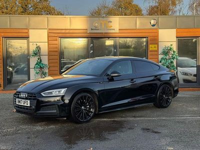 Black Used 2017 Audi A5 Sportback S-Line Hatchback | £11,499 (Fair price)