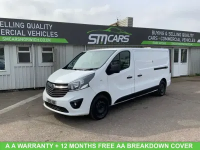 Gebraucht Vauxhall Vivaro Sportive 120 PS (88 kW) 2019 Weiß Van / Kleinbus