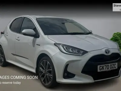 Used Toyota Yaris Hybrid 2020 White Hatchback