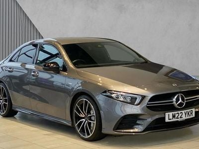 Used Mercedes A35 AMG Premium 306 HP (225 kW) 2022 Mountain grey metallic
