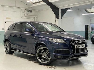 Blue Used 2014 Audi Q7 S-line plus SUV | £9,995 (Fair price)