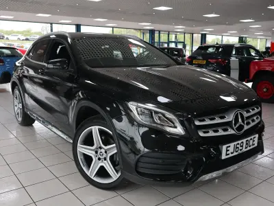 Used Mercedes GLA180 AMG line 122 HP (89 kW) 2019 Black SUV