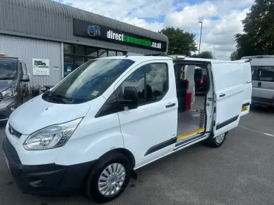 Used Ford Transit Custom 105 HP (77 kW) 2017 White Van