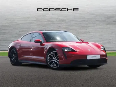 Used Porsche Taycan 419 kW (571 HP) 2022 Red Sedan