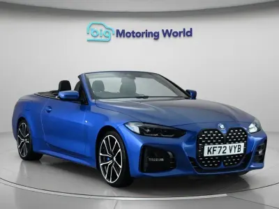 Used BMW 430 Cabriolet M Sport 245 HP (180 kW) 2022 Blue Cabriolet