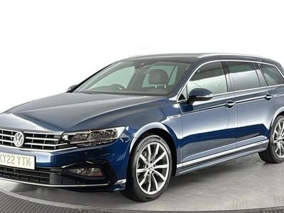 Usado VW Passat R-line 150 HP (110 kW) 2022 Azul Carrinha