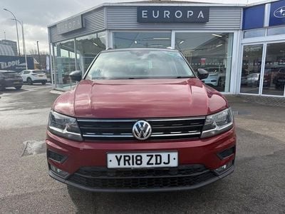 Używany VW Tiguan SE 2018 Czerwony SUV