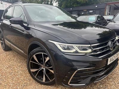 Used VW Tiguan R-line 150 HP (110 kW) 2021 Black SUV