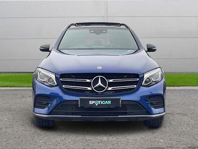 Used Mercedes GLC250 AMG line 201 HP (147 kW) 2017 Blue SUV