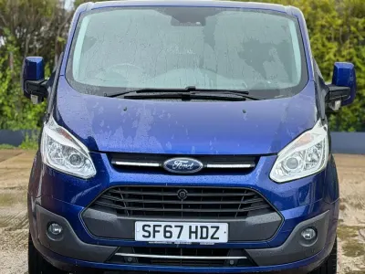 Used Ford Tourneo Custom Titanium 2017 Blue Van