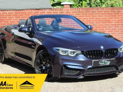 Used BMW M4 Cabriolet Competition Edition 450 HP (330 kW) 2019 Blue Cabriolet