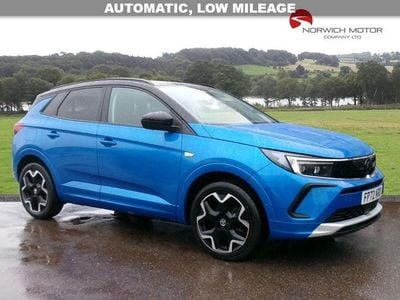 Used Vauxhall Grandland X Ultimate 130 HP (95 kW) 2022 Blue SUV
