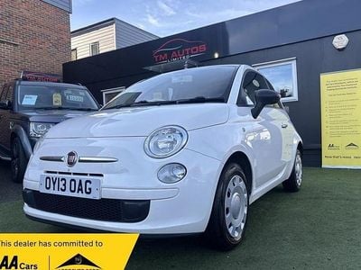 Used Fiat 500 Lounge 69 HP (50 kW) 2013 White Hatchback