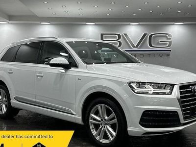 White Used 2017 Audi Q7 S-Line SUV | £20,994 (Good price)