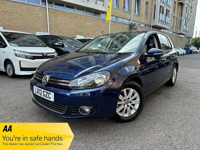 Used VW Golf VII SE 85 HP (62 kW) 2012 Blue