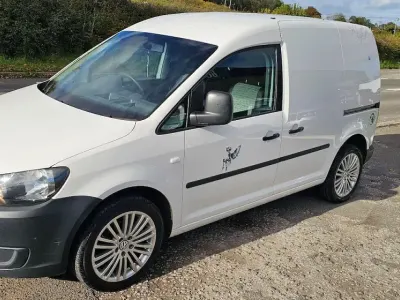 Used VW Caddy 75 HP (55 kW) 2011 White MPV