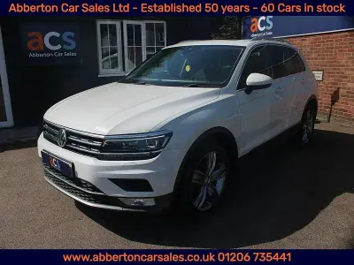Used VW Tiguan SEL 150 HP (110 kW) 2017 White SUV