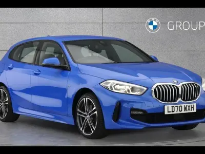 Used BMW 118 M Sport 138 HP (101 kW) 2020 Blue Hatchback
