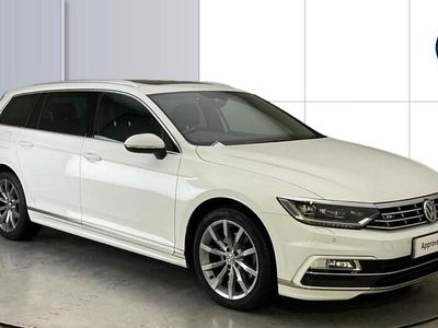 White Used 2018 VW Passat R-line Estate | £16,802 (Fair price)