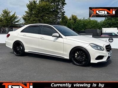 White Used 2013 Mercedes E350 AMG Sedan | £13,995
