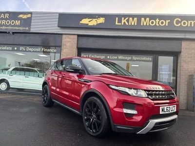 Red Used 2012 Land Rover Range Rover evoque Dynamic SUV | £7,995 (Fair price)