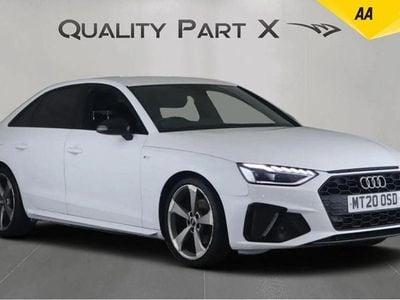 Used Audi A4 Black Edition 150 HP (110 kW) 2020 White Sedan