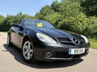 Used Mercedes SLK200 2009 Black Cabriolet