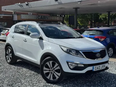 Used Kia Sportage 114 HP (83 kW) 2012 White SUV