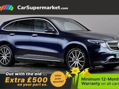 Used Mercedes EQC400 AMG line 300 kW (408 HP) 2021 Blue SUV