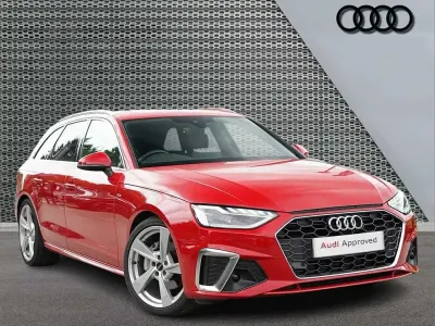 Used Audi A4 S-Line 200 HP (147 kW) 2024 Red Estate