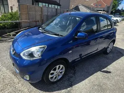 Używany Nissan Micra Acenta 80 KM (58 kW) 2014 Niebieski Hatchback