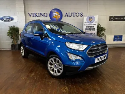 Used Ford Ecosport Titanium 125 HP (91 kW) 2022 Blue SUV
