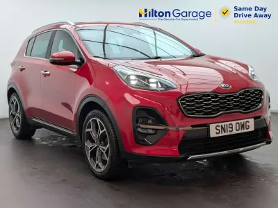 Used Kia Sportage GT-Line 177 HP (130 kW) 2019 Red SUV