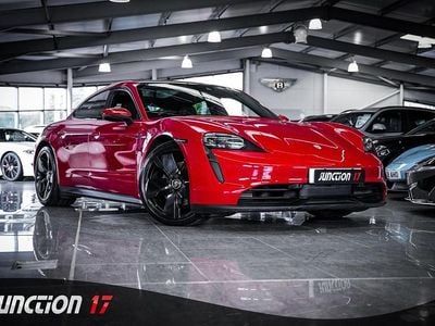 Used Porsche Taycan Performance Package 350 kW (476 HP) 2021 Red Sedan