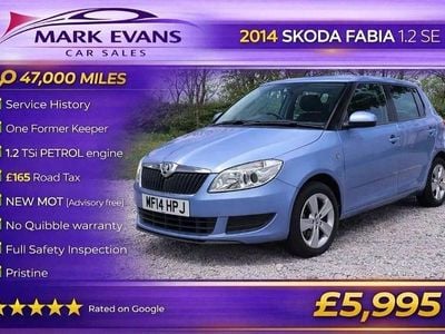 Usado Skoda Fabia SE 2014 Azul Utilitario
