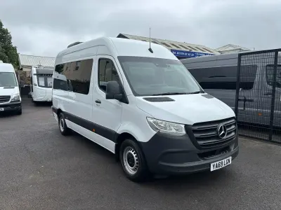 Used Mercedes Sprinter 138 HP (101 kW) 2019 White Van
