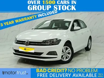 Used VW Polo SE 95 HP (69 kW) 2019 White Hatchback