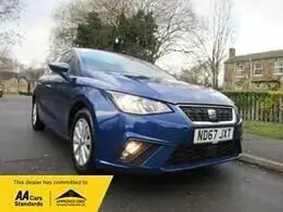 Begagnad Seat Ibiza SE 75 HK (55 kW) 2018 Blå Halvkombi