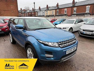 Used Land Rover Range Rover evoque Pure 190 HP (139 kW) 2013 Blue SUV