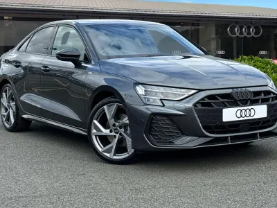 New Audi A3 Black Edition 2026 Grey Sedan