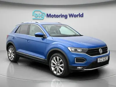 Used VW T-Roc SEL 150 HP (110 kW) 2021 Blue SUV