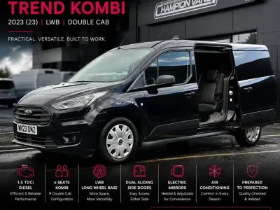 Used Ford Transit Trend 100 HP (73 kW) 2023 Black Estate