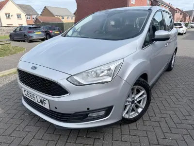 Used Ford Grand C-Max Zetec 120 HP (88 kW) 2015 Silver MPV