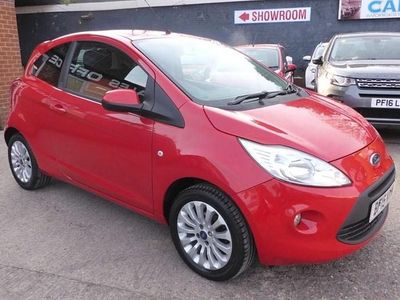 Used Ford Ka Zetec 69 HP (50 kW) 2015 Red Hatchback