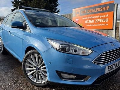 Blue Used 2017 Ford Focus Titanium X Estate | £8,590 (Good price)