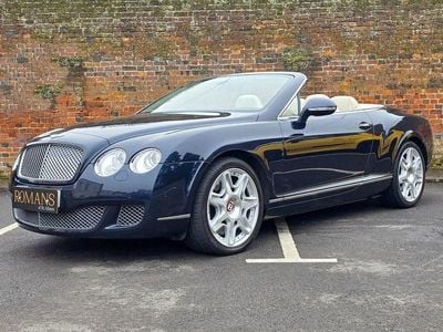 Used Bentley Continental GT Convertible 560 HP (411 kW) 2009 Blue Cabriolet