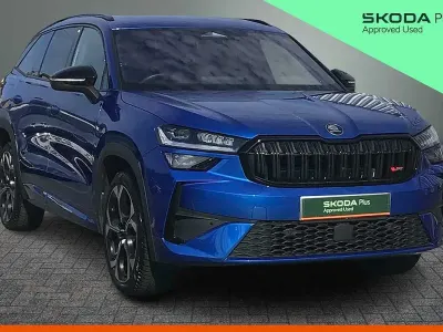 Used Skoda Kodiaq vRS 195 HP (143 kW) 2025 Race blue metallic SUV