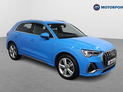Blue Used 2021 Audi Q3 S-Line SUV | £22,399 (Fair price)