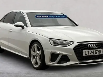 Used Audi A4 S-Line 204 HP (150 kW) 2024 White Sedan